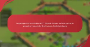 Ereignisspezifische Aufladeboni für Edelstein-Pakete: An In-Game-Events gebunden, Strategische Belohnungen, Spielerbeteiligung