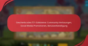 Geschenkcodes für Edelsteine: Community-Verlosungen, Social-Media-Promotionen, Benutzerbeteiligung