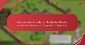Geschenkcodes für Edelsteine: Regelmäßige Updates, Konsistente Spieleranreize, Engagement-Steigerungen